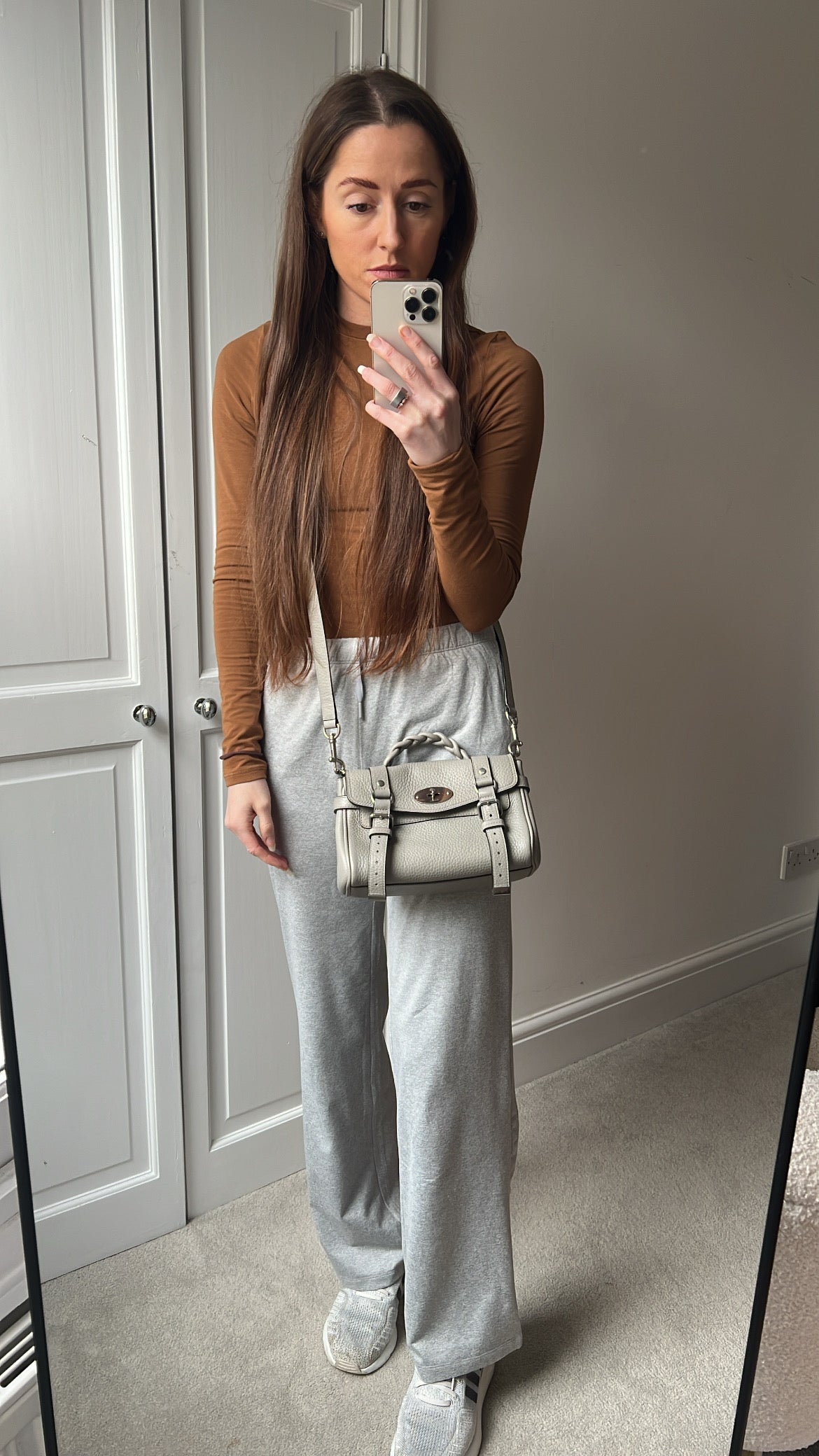 Mulberry Pale Grey Mini Alexa (RRP £1095)
