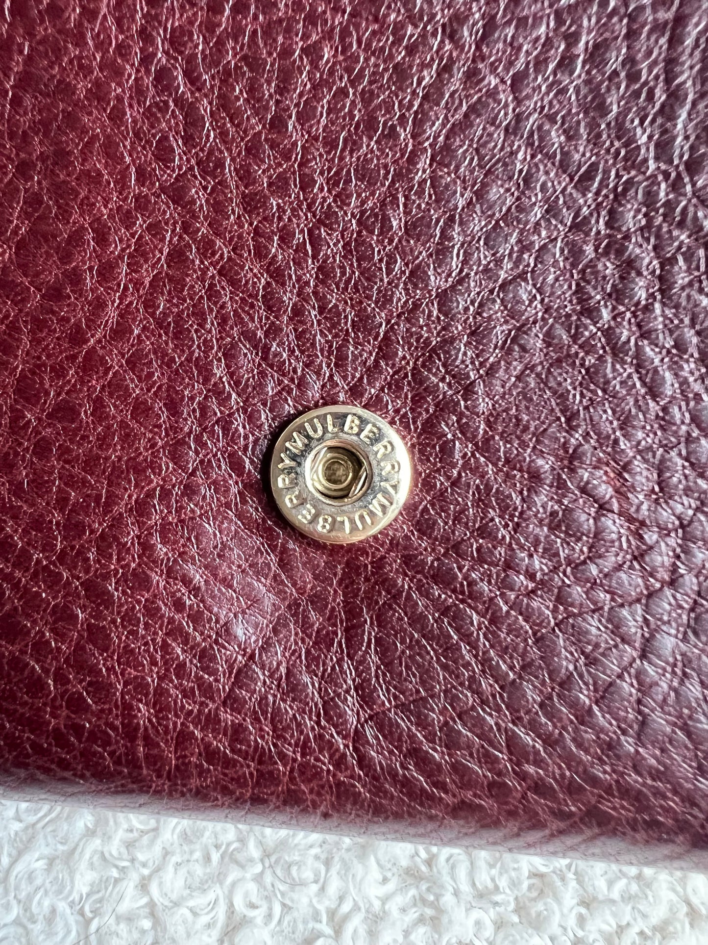 Mulberry Oxblood French Purse (RRP £295)
