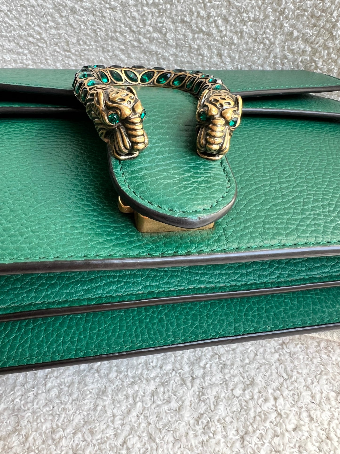 Gucci Dionysus GG Green Small Shoulder Bag (RRP £2,670)
