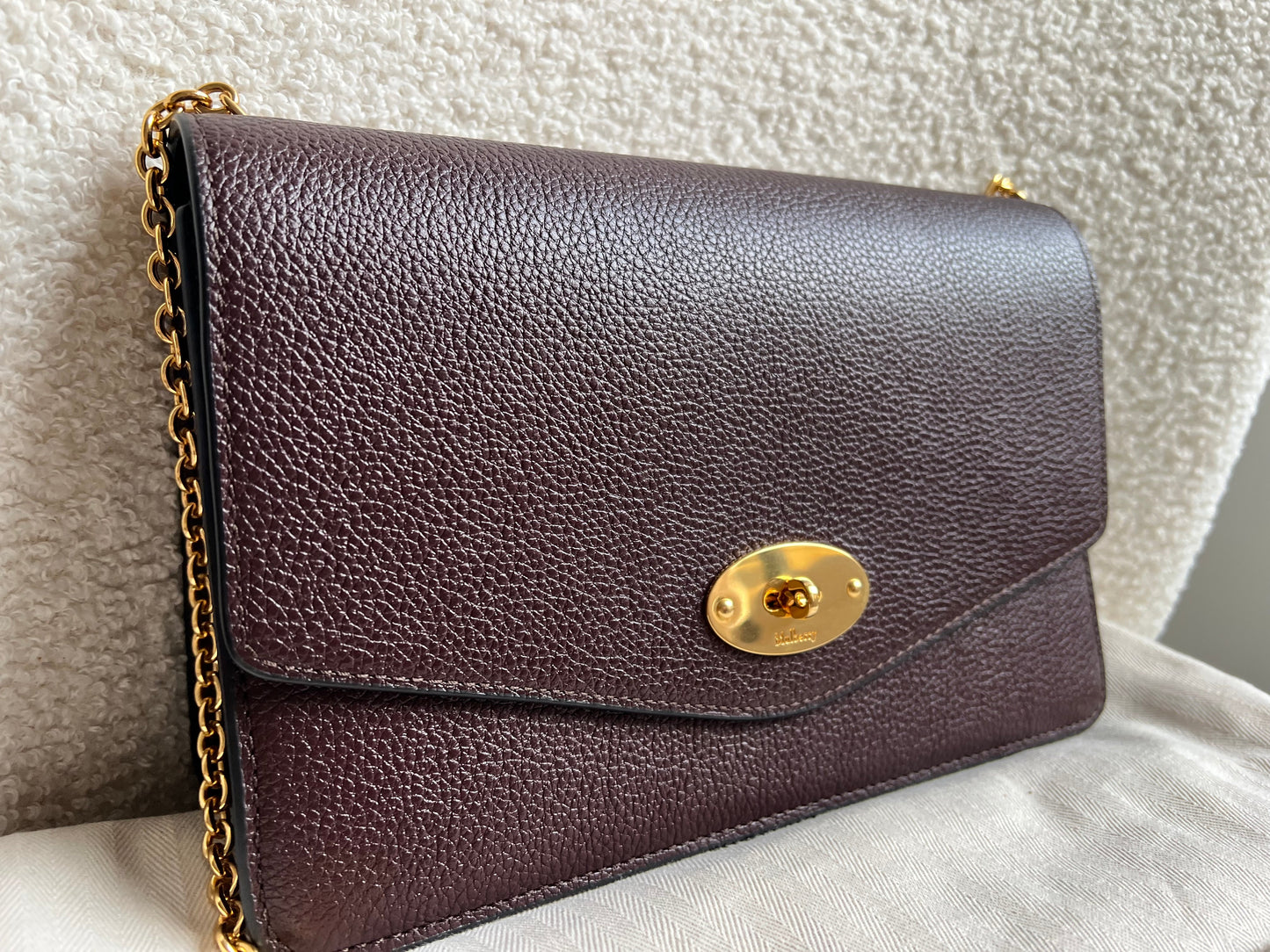 Mulberry Oxblood Medium Darley Shoulder Bag (RRP £695)
