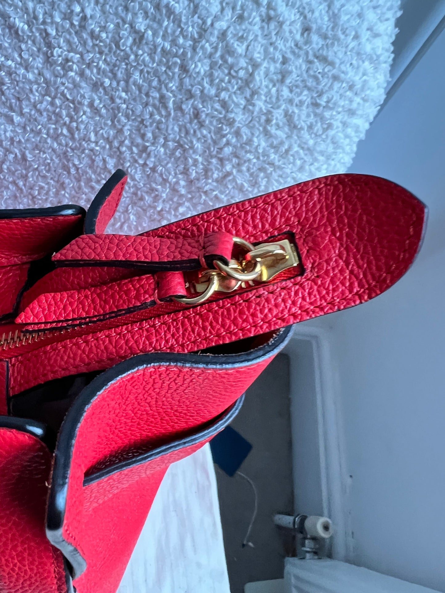 Mulberry Fiery Red Zipped Bayswater (RRP £1,350)