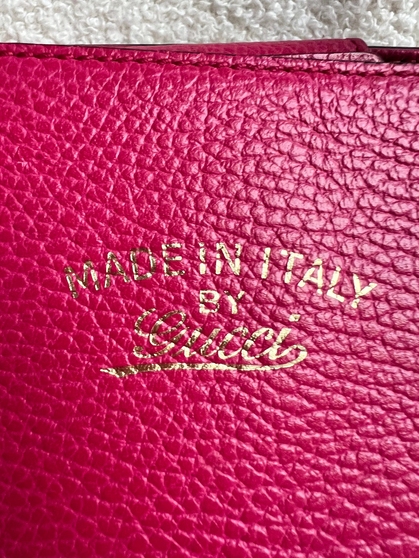 Gucci Pink Swing Tote