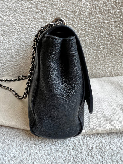 Mulberry Black Regular Lily with Silver Hardware (RRP £995)