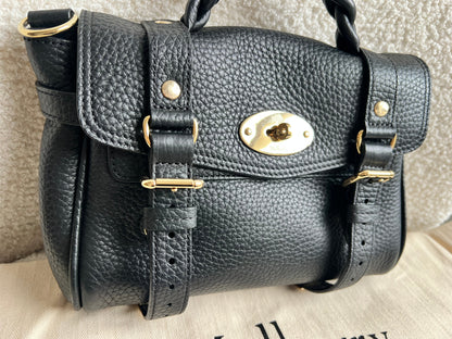 Mulberry Black Mini Alexa (RRP £995)