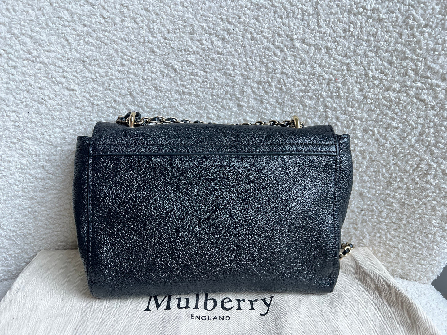 Mulberry Black Regular Lily with Gold Hardware (RRP £995)