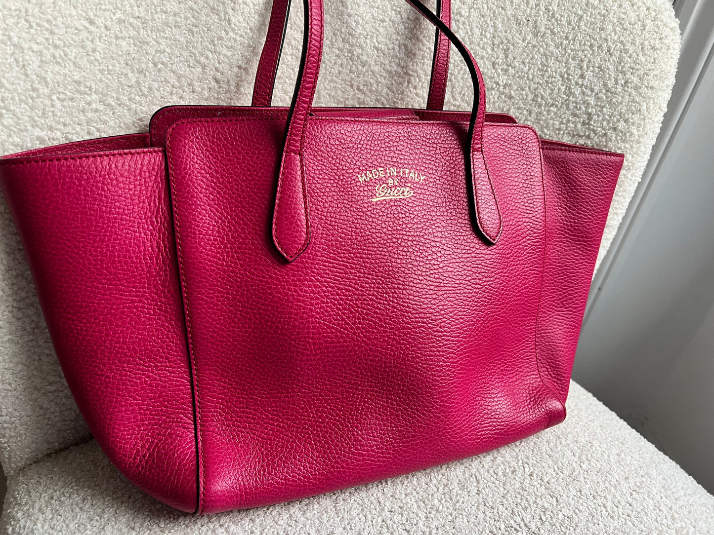 Gucci Pink Swing Tote