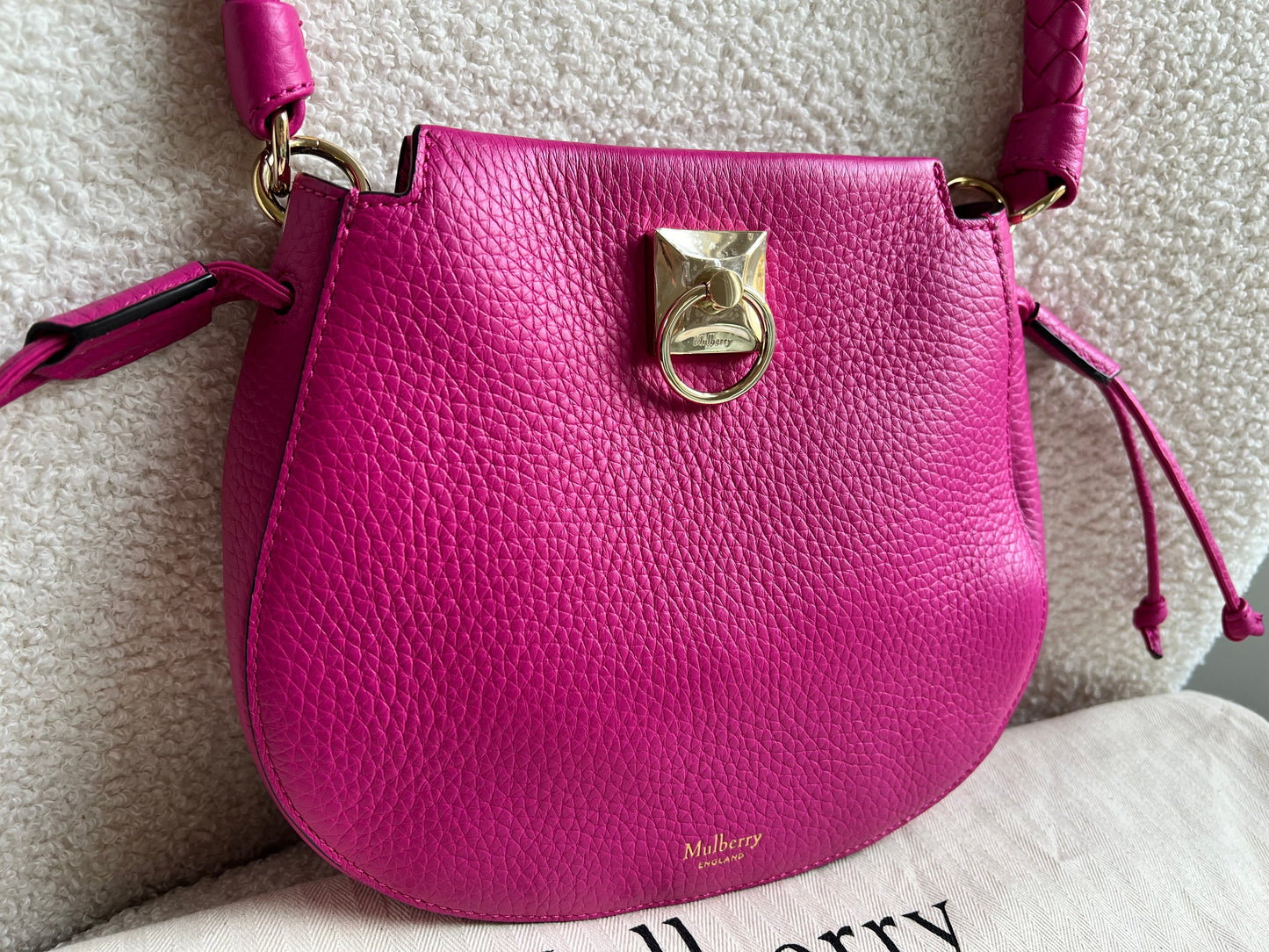 Mulberry Pink Mini Iris Hobo (RRP £1,195)