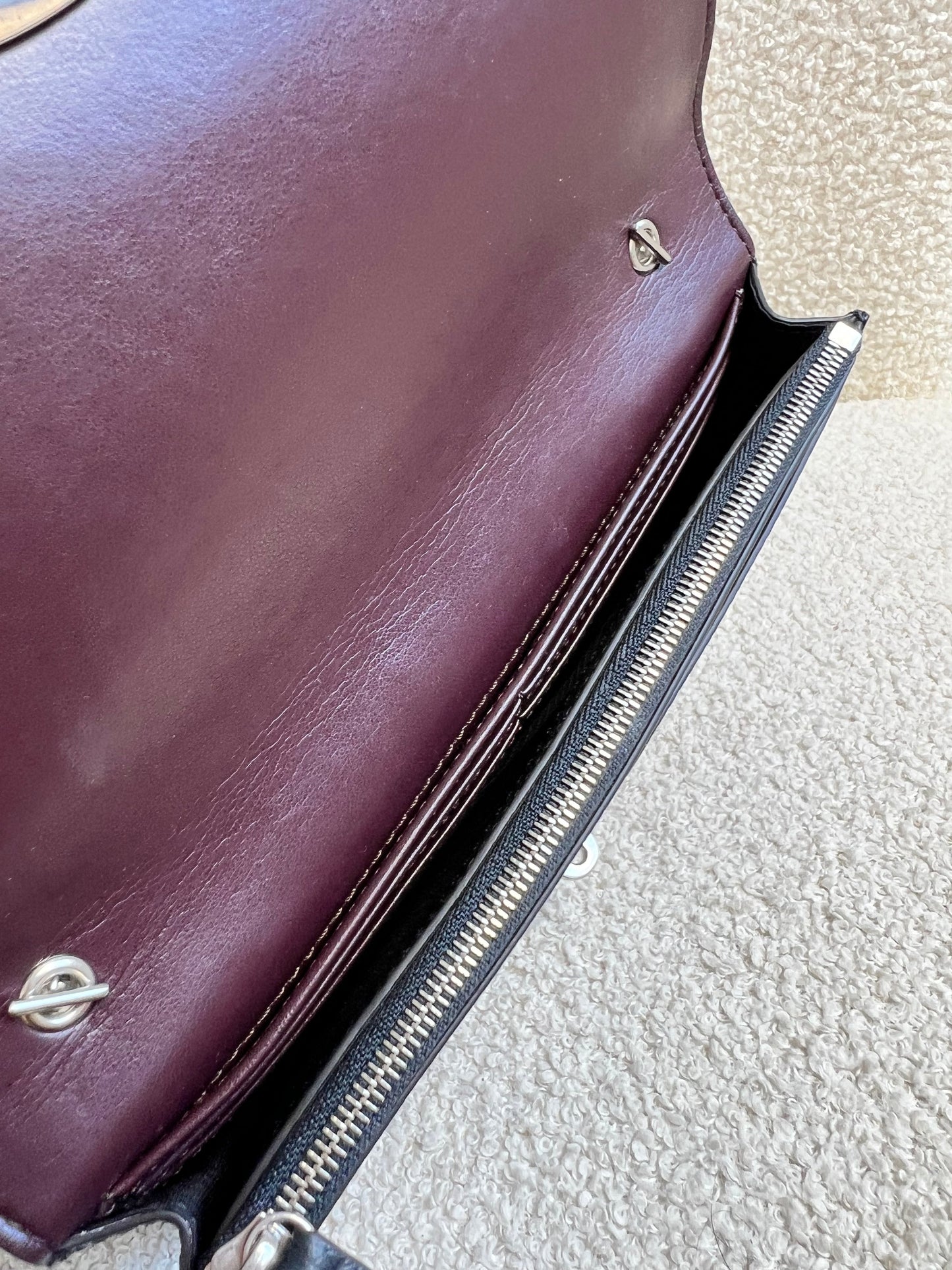 Mulberry Midnight Bayswater Clutch (RRP £495)