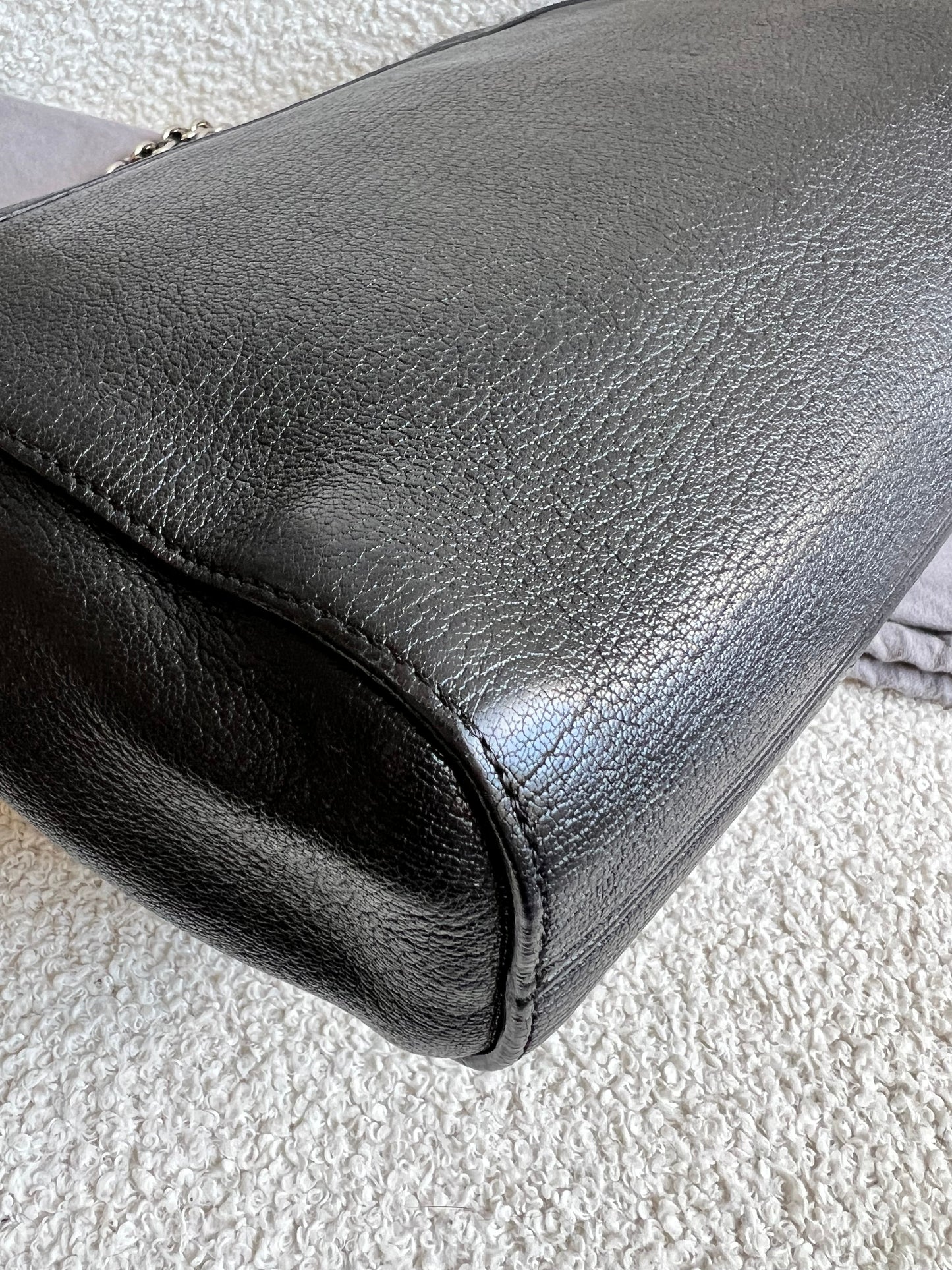 Mulberry Black Medium Lily with Silver Hardware (RRP £1095)