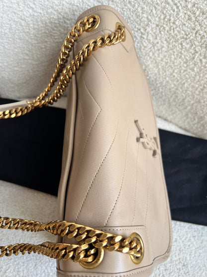 Yves Saint Laurent (YSL) Beige Medium Niki Chain Bag (RRP £2500)
