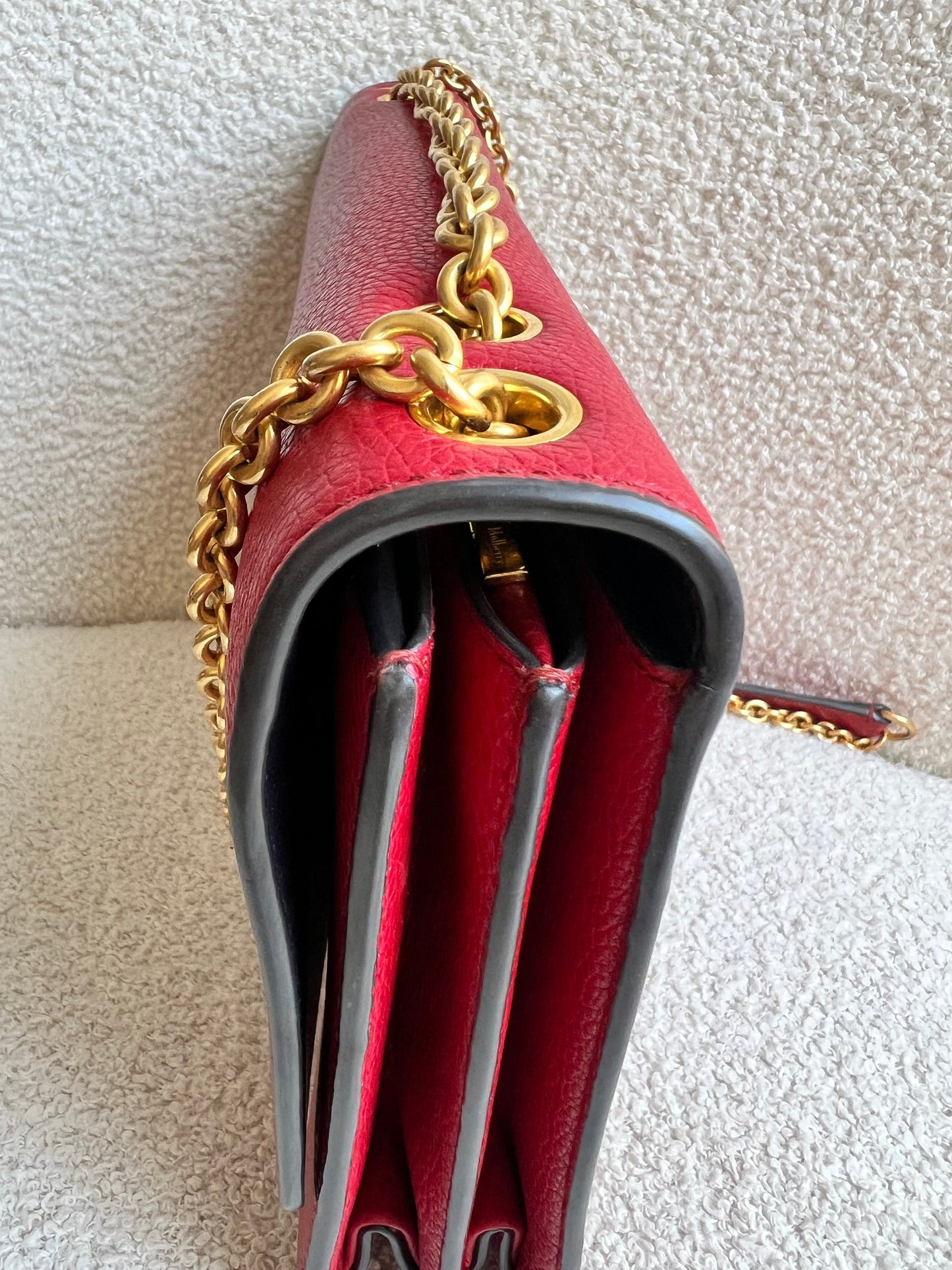 Mulberry Scarlet Red Large Darley Shoulder Bag (RRP £895)