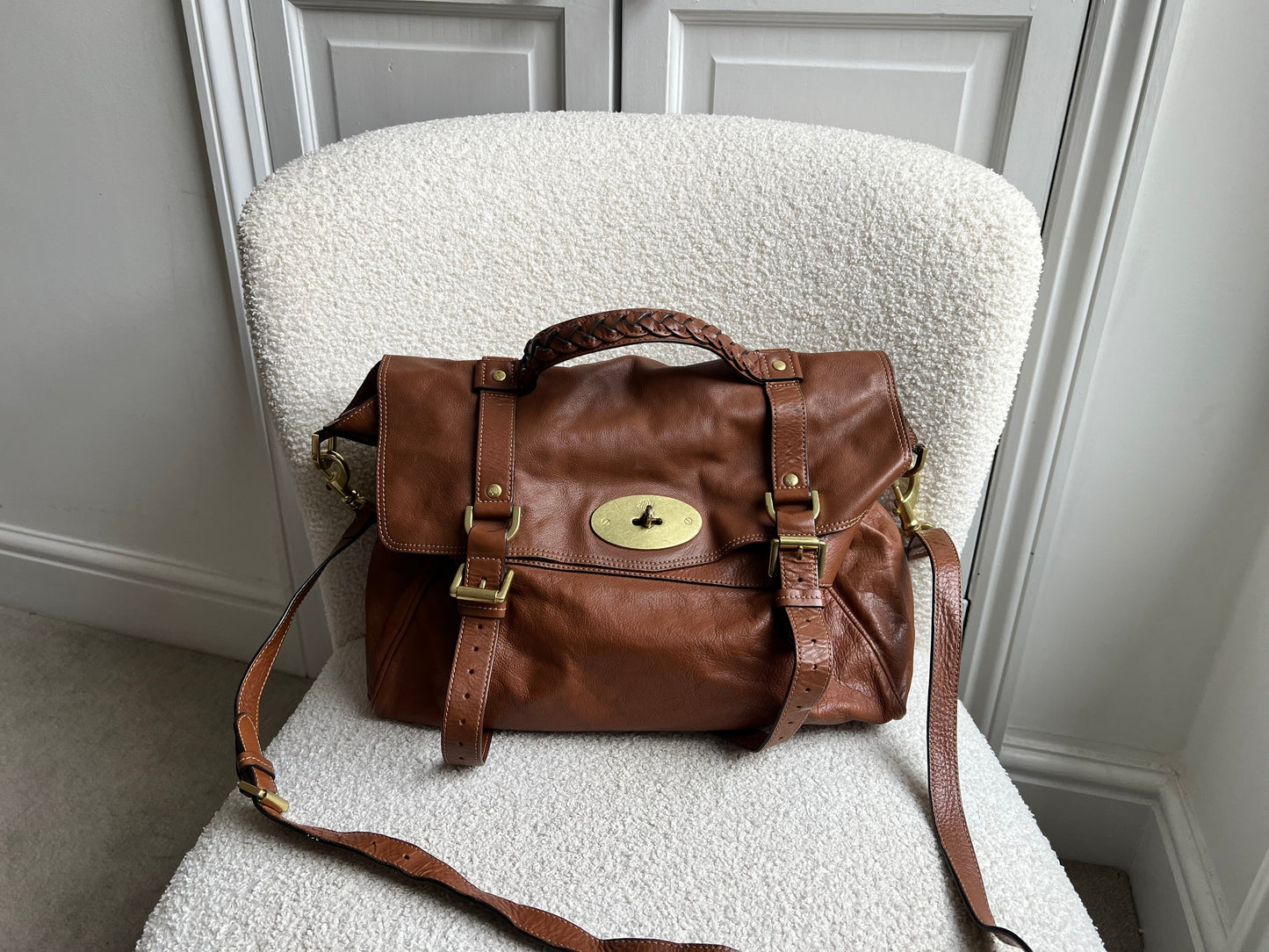 Mulberry Oversized Oak Alexa (RRP £1100)