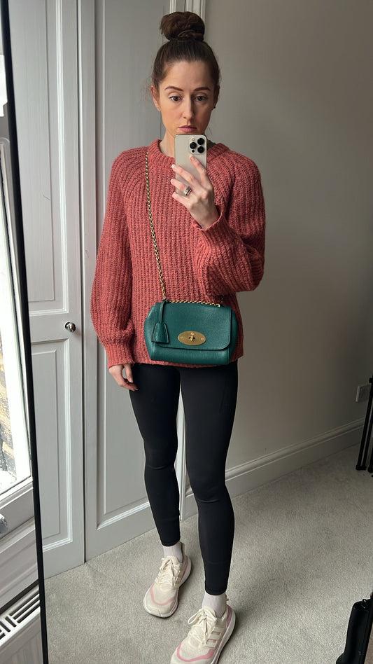 Mulberry Ocean Green Regular Lily with Gold Hardware (RRP £995)