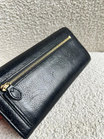 Mulberry Black Continental Wallet (RRP £345)