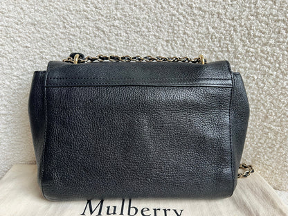 Mulberry Black Regular Lily with Gold Hardware (RRP £995)