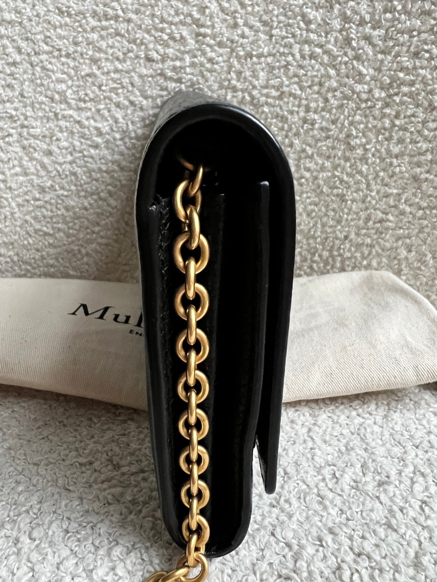 Mulberry Black Continental Chain Clutch Wallet (RRP £425)