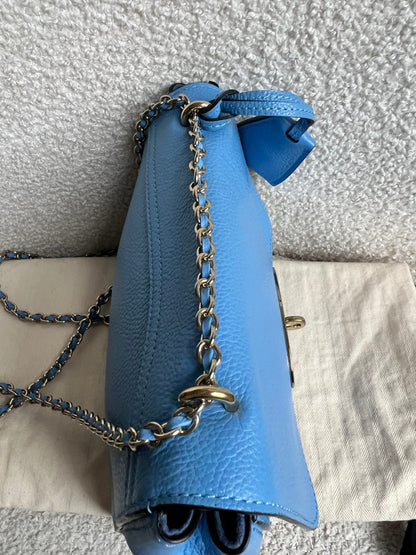 Mulberry Cornflower Blue Regular Lily with Gold Hardware (RRP £995)