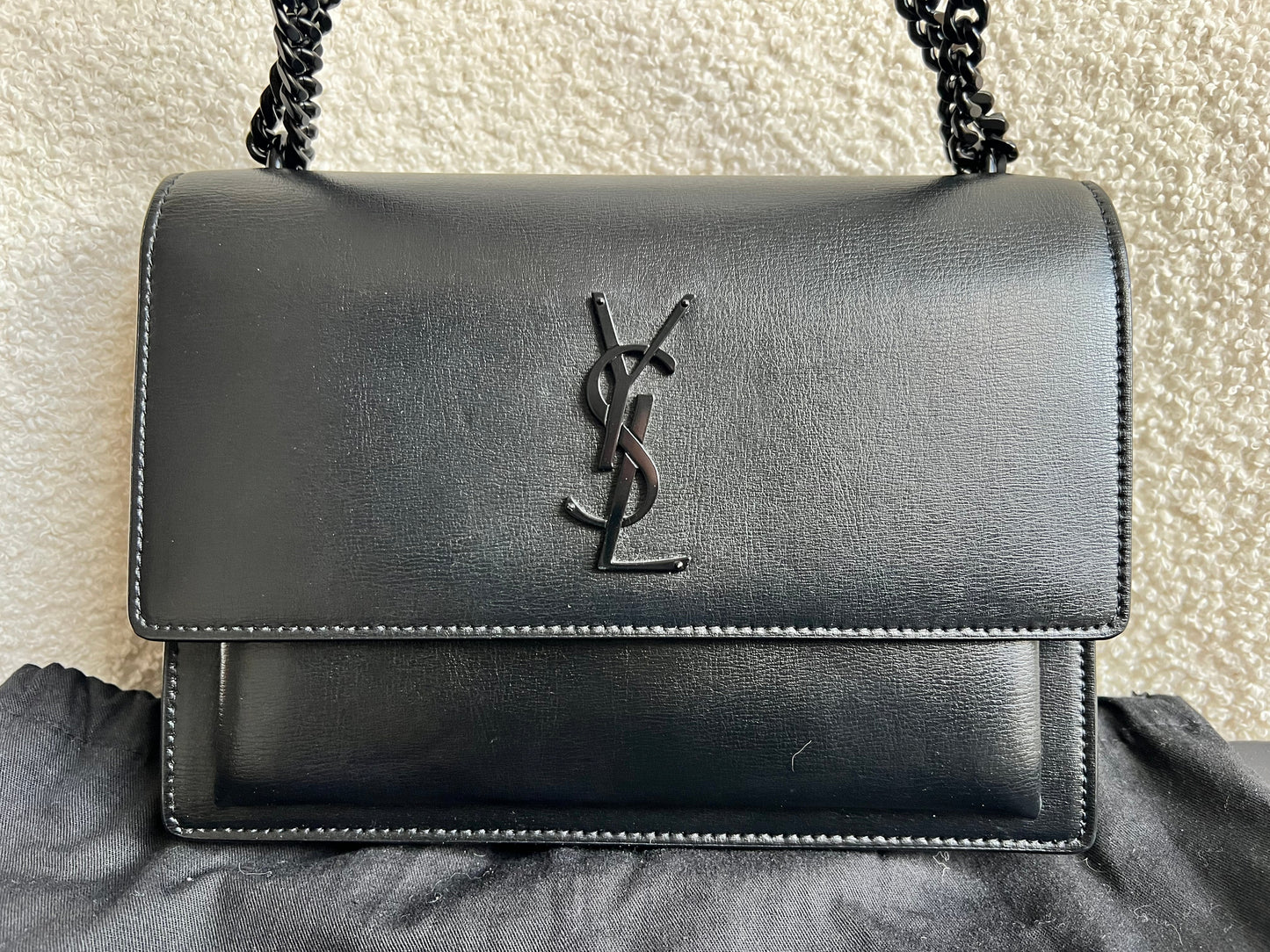Yves Saint Laurent (YSL) Black on Black Medium Sunset (RRP £1,950)