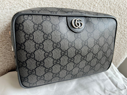 Gucci Grey / Black Supreme Toiletries Bag (RRP £575)