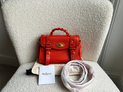 Mulberry Orange Mini Alexa (RRP £995)