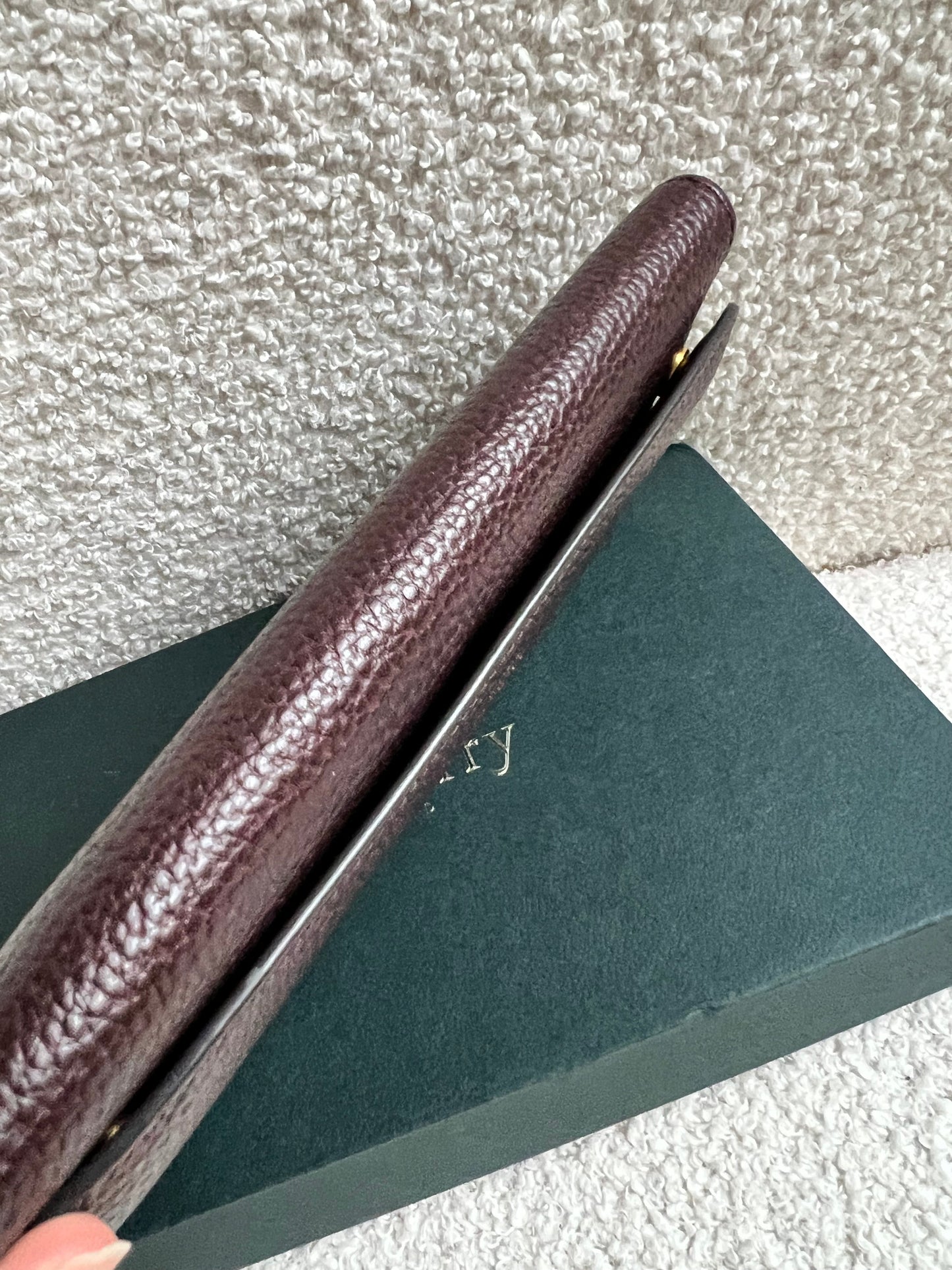 Mulberry Oxblood Continental Wallet (RRP £375)