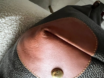 Mulberry Large Clipper Bag in Mole Cognac Scotchgrain (RRP £995)