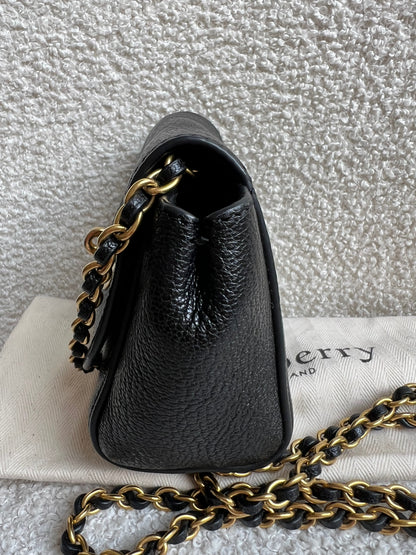 Mulberry Black Mini Lily with Gold Hardware (RRP £395)