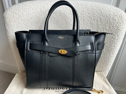 Mulberry Black Small Zipped Bayswater (RRP £1,245)