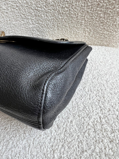 Mulberry Black Medium Lily with Silver Hardware (RRP £1095)