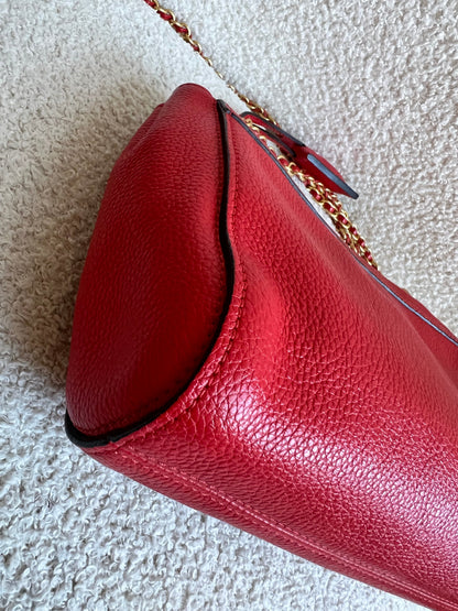 Mulberry Hibiscus Red Regular Lily with Gold Hardware (RRP £995)