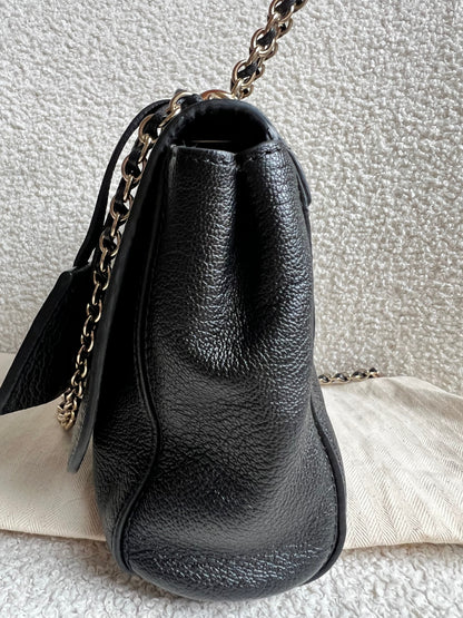 Mulberry Black Regular Lily with Gold Hardware (RRP £995)