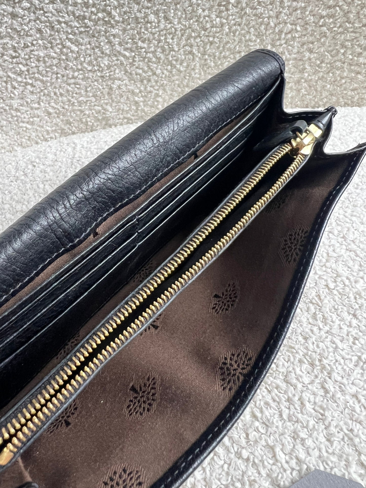 Mulberry Black Continental Wallet (RRP £345)