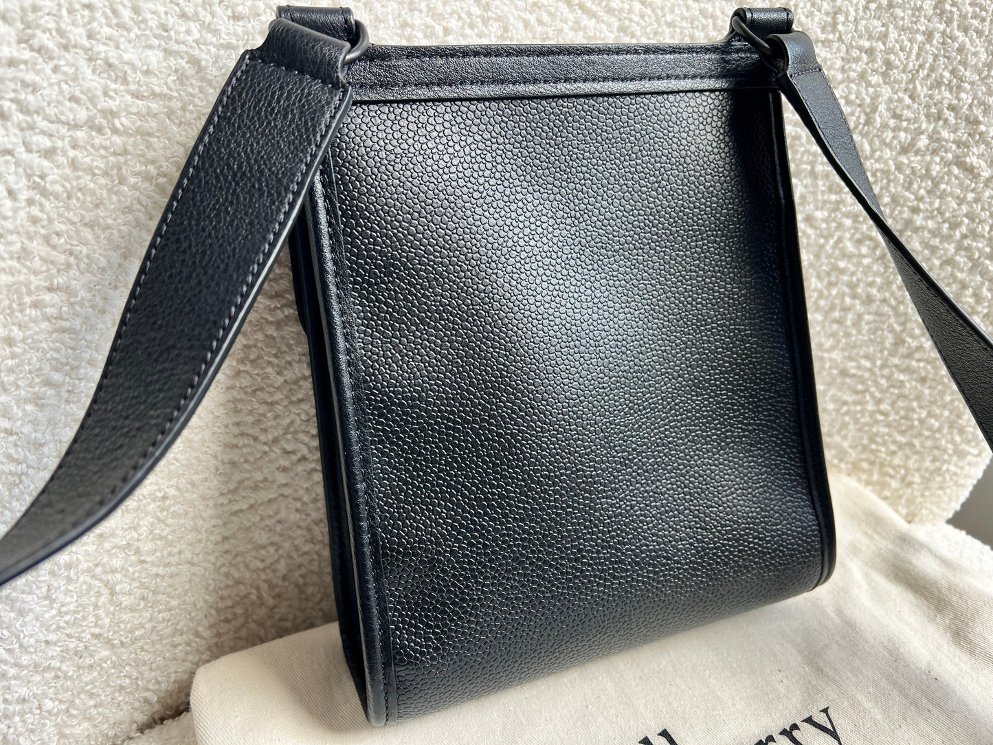 Mulberry Black Eco Scotchgrain Small Antony