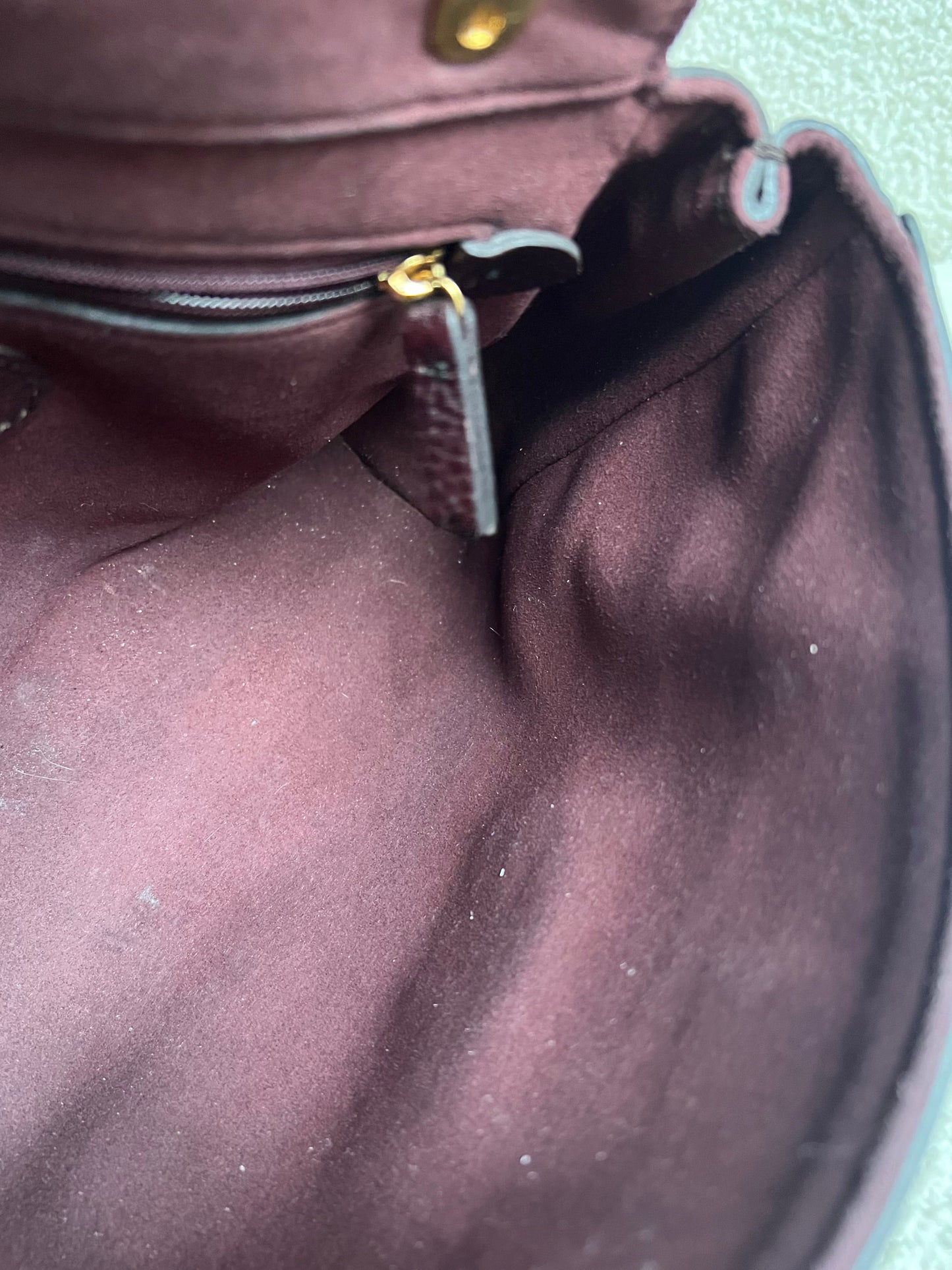 Mulberry Oxblood Regular Lily with Gold Hardware (RRP £895)
