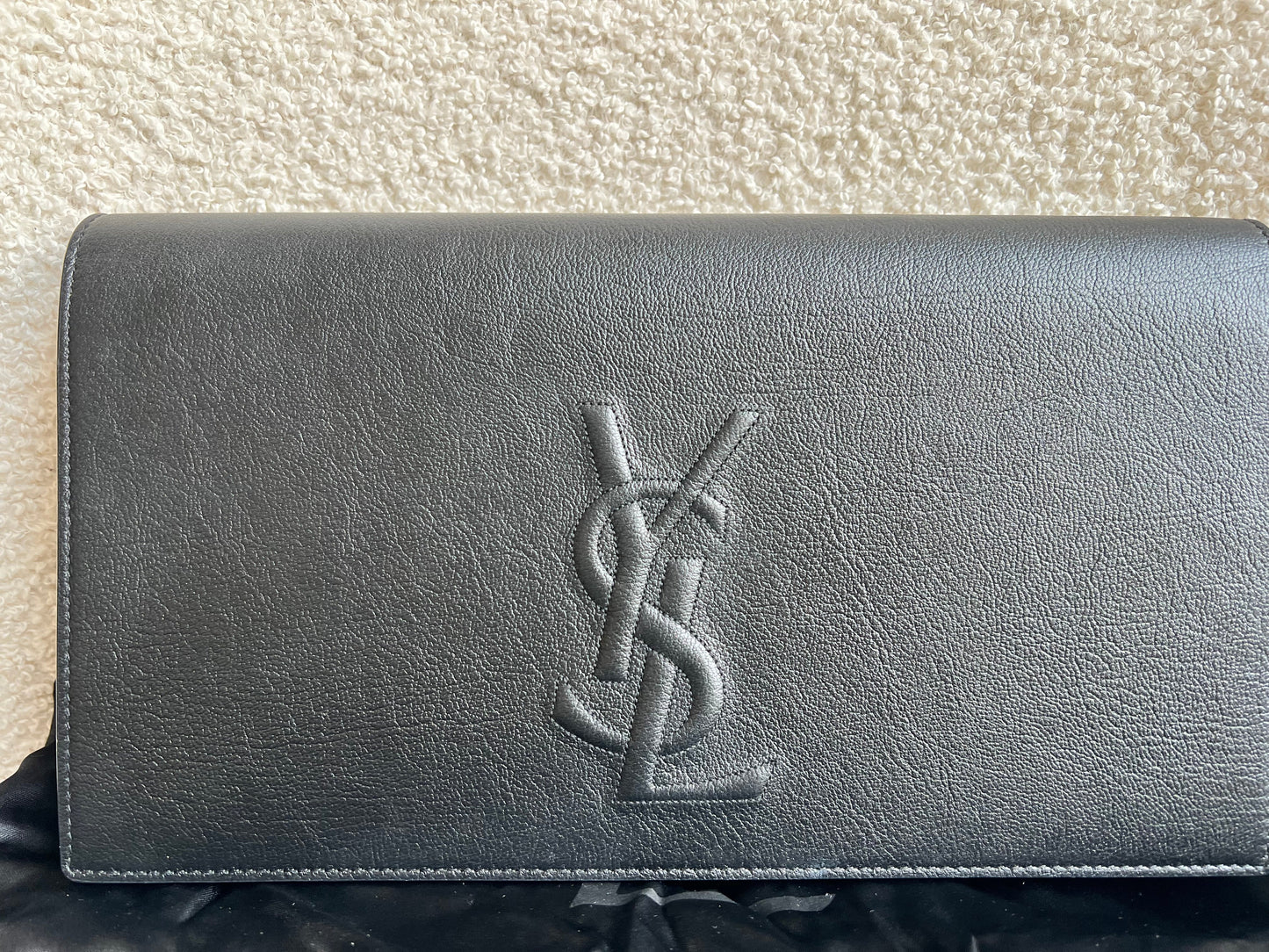 Yves Saint Laurent (YSL) Black Belle de Jour Clutch