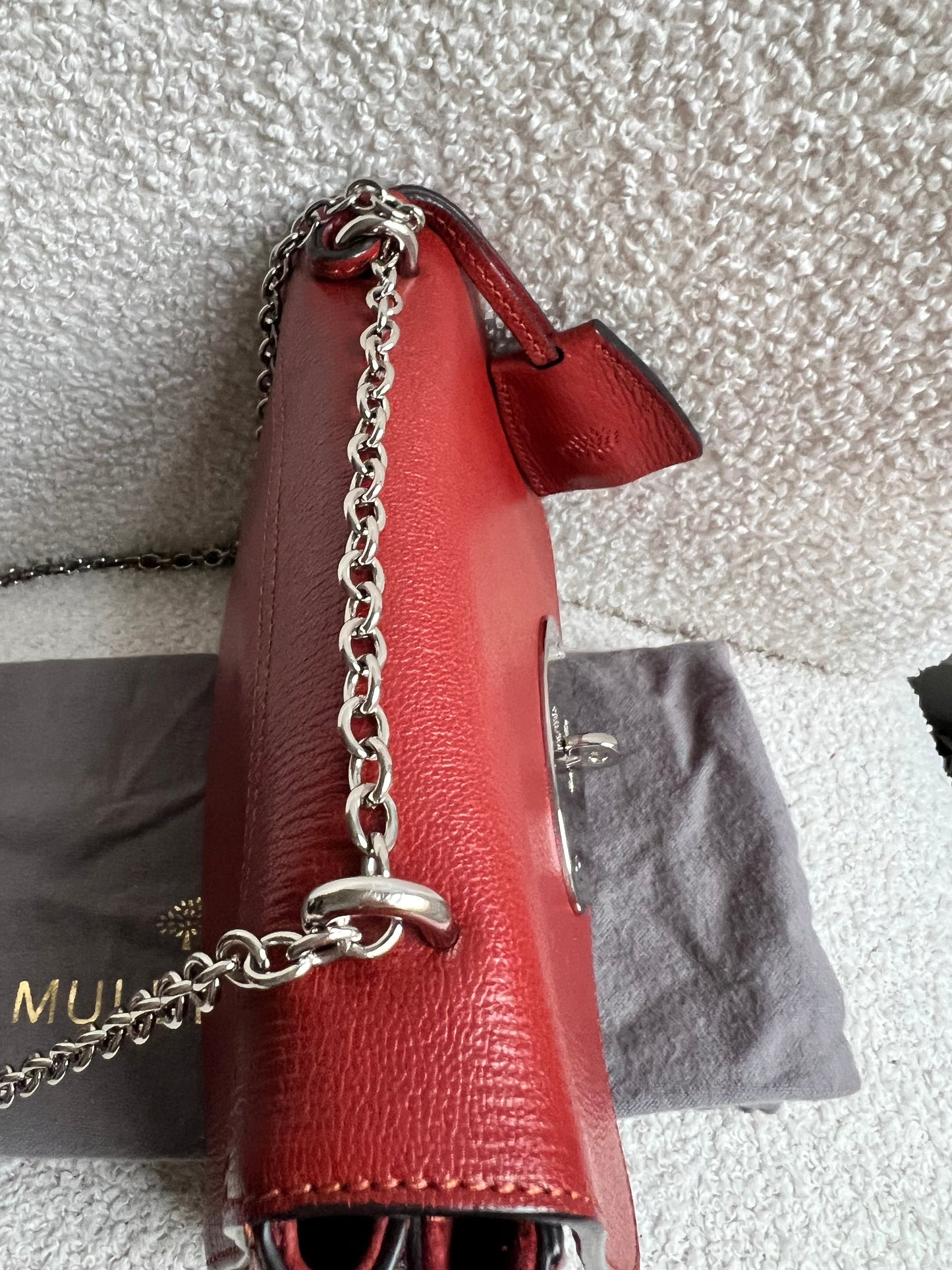 Mulberry Rust Regular Lily with Silver Hardware