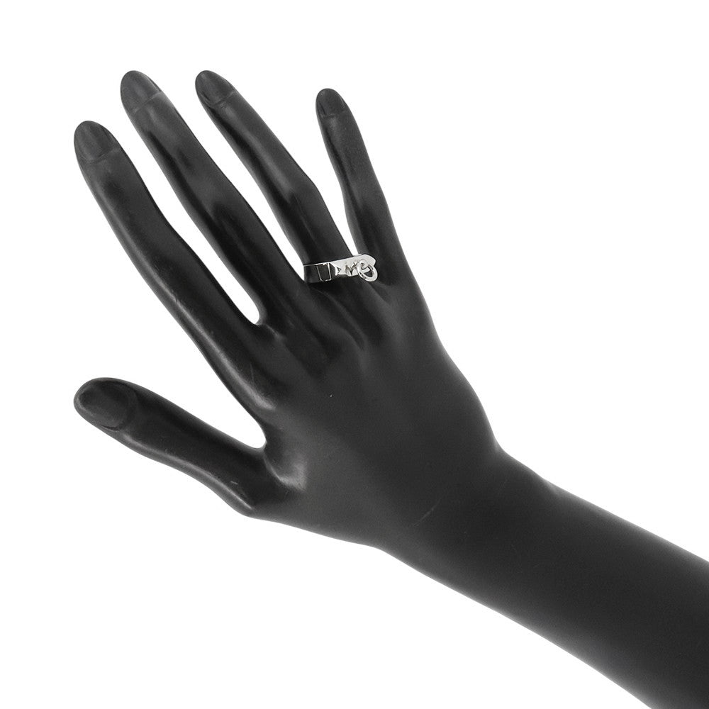 HERMES Ring Collier de Chien Size 53/PM SV925
