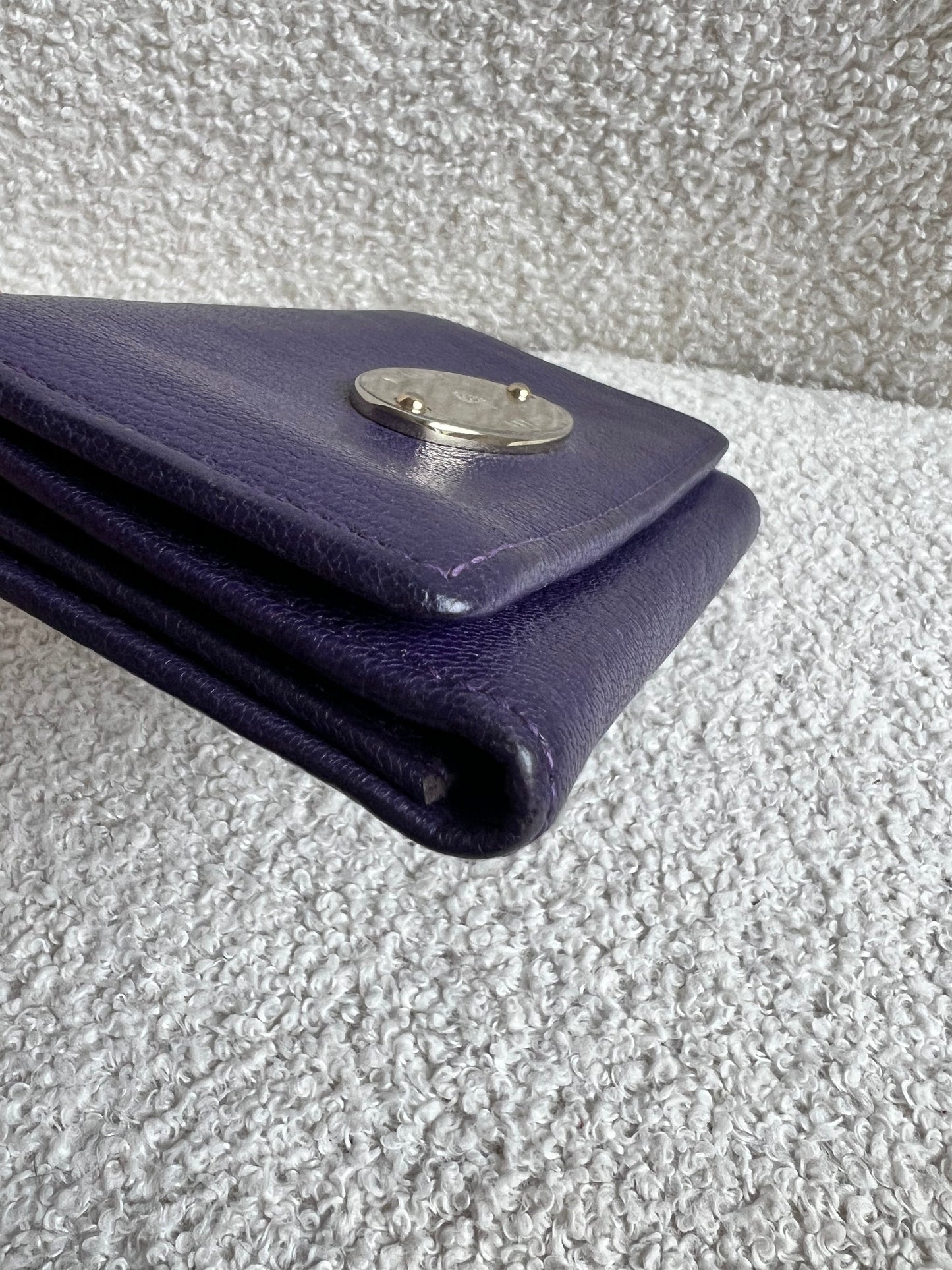 Mulberry Purple French Purse (RRP £275)