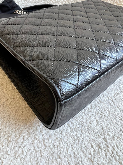 Yves Saint Laurent (YSL) Black Medium Envelope Bag (RRP £2,235)