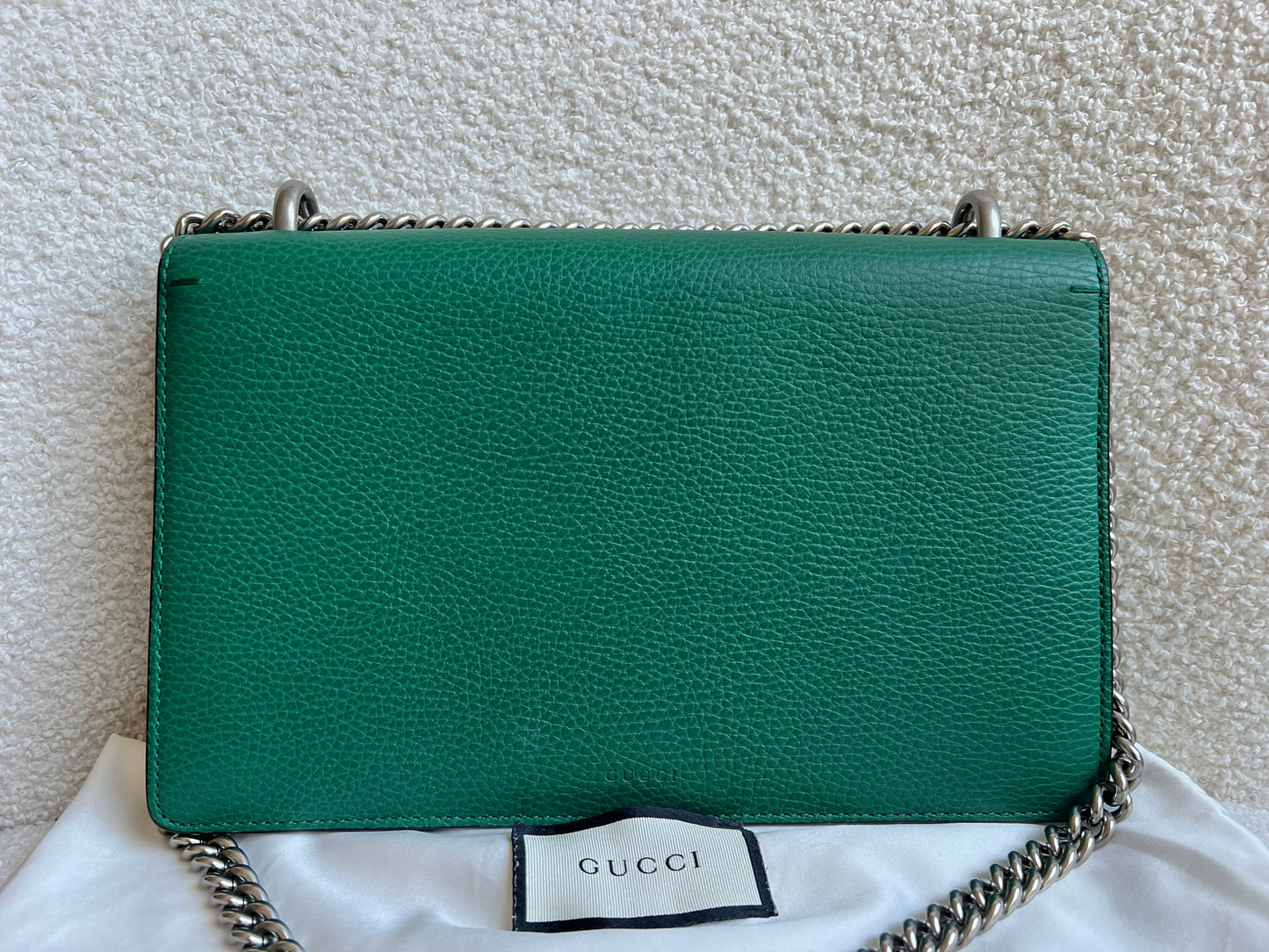 Gucci Dionysus GG Green Small Shoulder Bag (RRP £2,670)