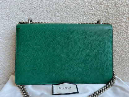 Gucci Dionysus GG Green Small Shoulder Bag (RRP £2,670)