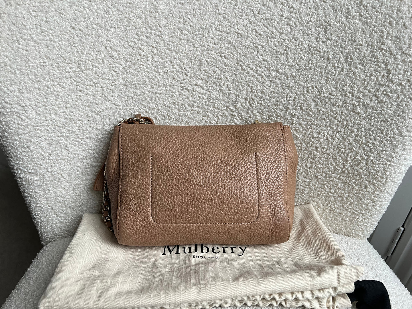Mulberry Light Salmon Regular Top Handle Lily (RRP £1095)