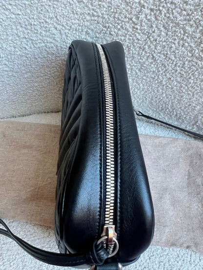 Gucci Aria GG Black Marmont Small Shoulder Bag (RRP £1440)