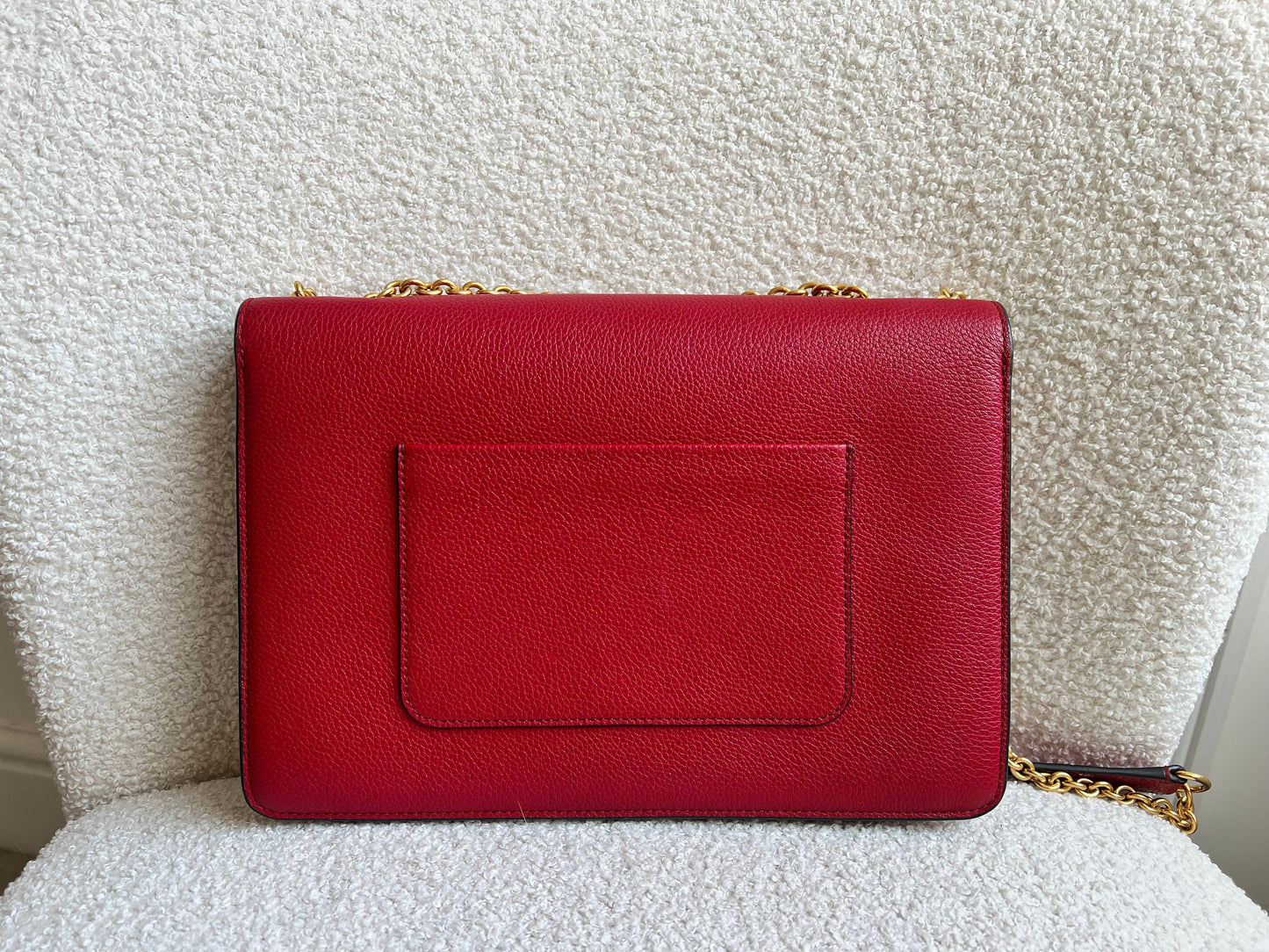 Mulberry Scarlet Red Large Darley Shoulder Bag (RRP £895)