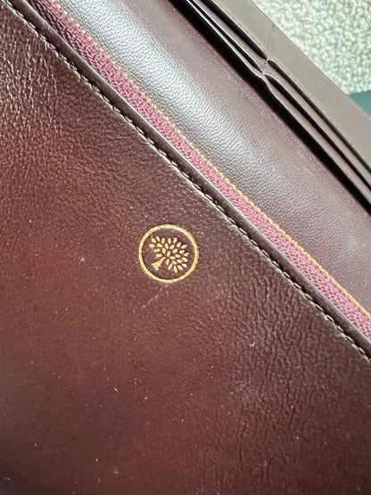 Mulberry Oxblood Continental Wallet (RRP £375)