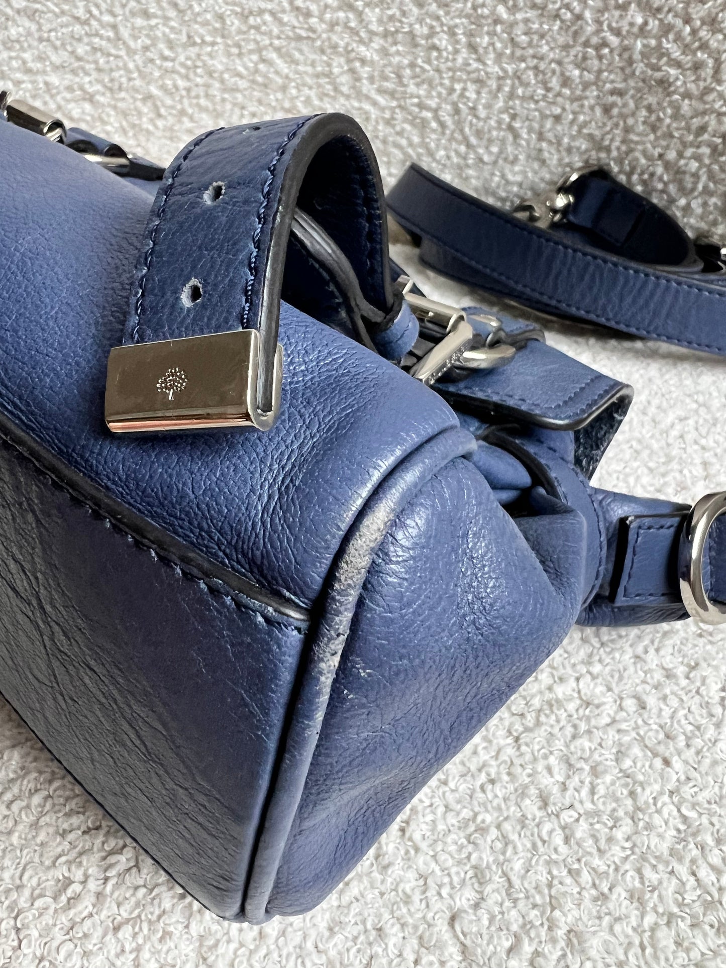 Mulberry Slate Blue Mini Alexa (RRP £850)