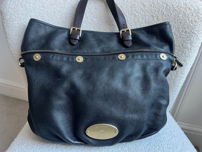 Mulberry Black Mitzy Tote