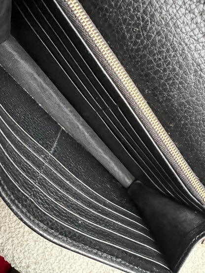 Gucci Black Interlocking GG Chain Wallet