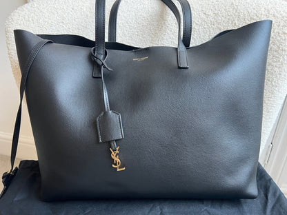 Yves Saint Laurent (YSL) Black E/W Shopping Tote (RRP £1115)