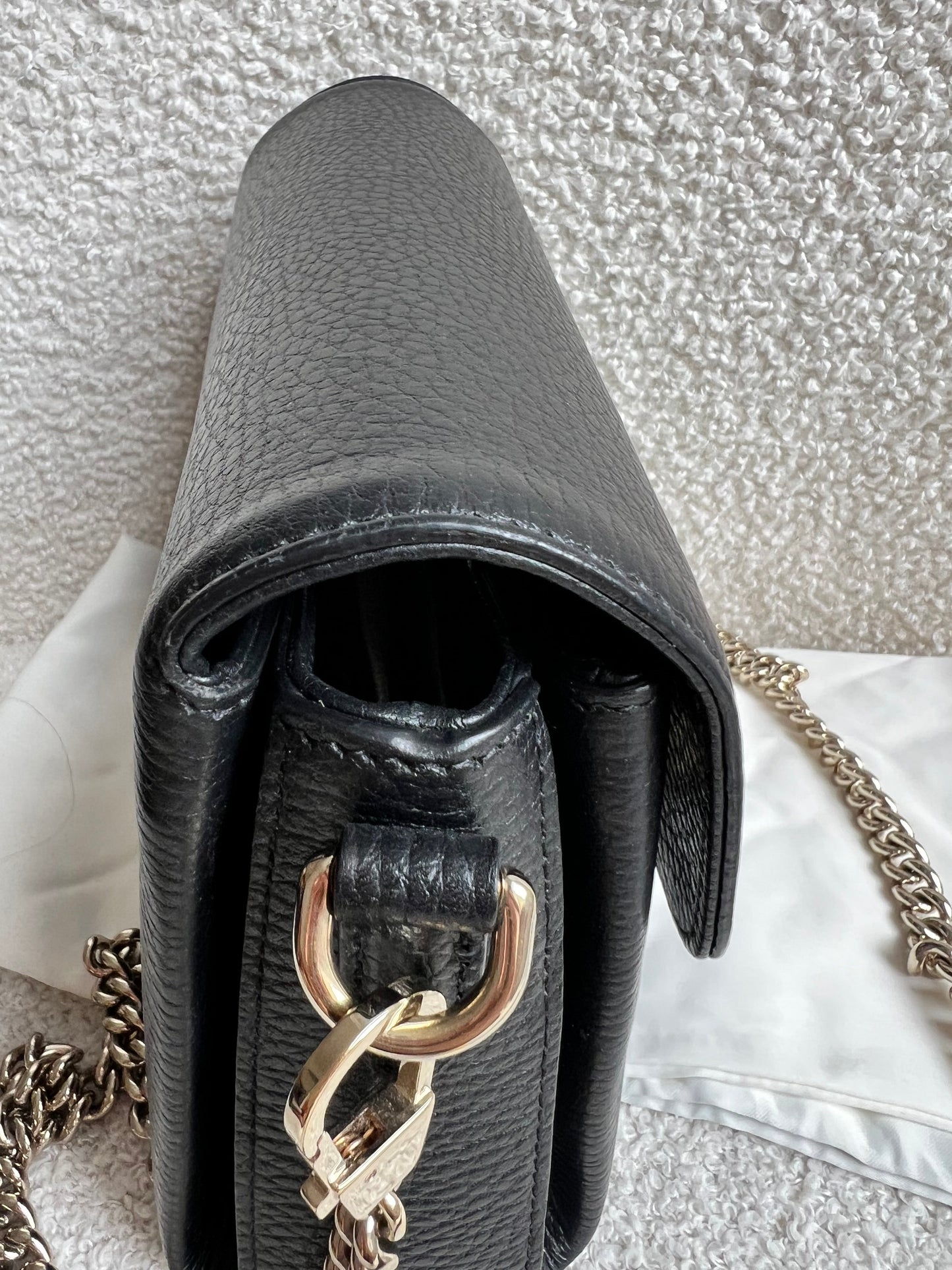 Gucci Interlocking GG Black Small Cross Body Bag